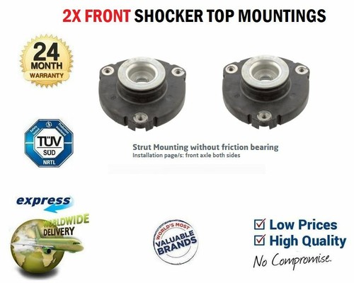 Front strut top mountings - front,