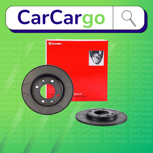 Brembo solid grooved rear - grooved,