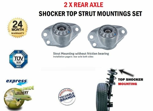 Rear suspension strut - rear, top