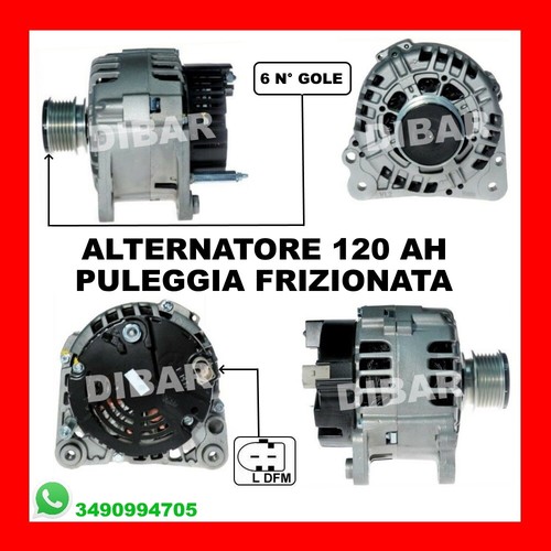 Alternator 120ah polo - alternator, 1.4