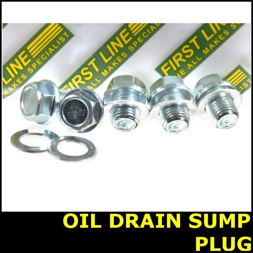 Oil drain sump plug - oil, fits