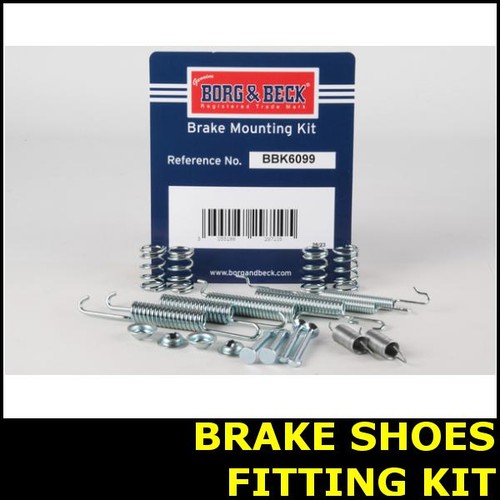 Brake shoes fitting kit - fitting, rear