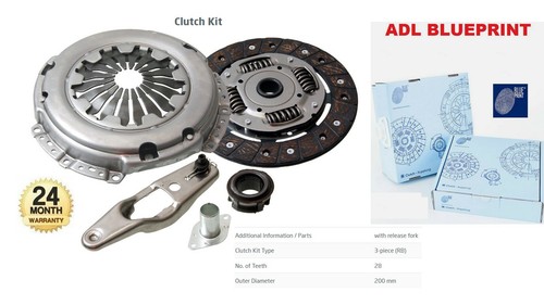 Adl blueprint clutch - 3-pc, kit