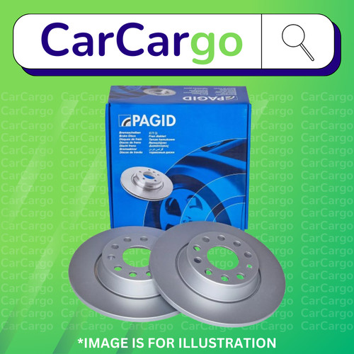 Pagid solid front brake discs - solid,
